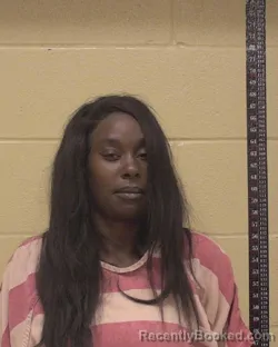 Mugshot of LAQUEDA K SLONE booked in Bossier County, Louisiana on March 17, 2026