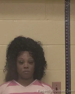 Mugshot of LAKRISHA NACOLE WOODS booked in Bossier County, Louisiana on July 15, 2026