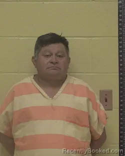 Mugshot of Luis Xiucammal booked in Bossier County, Louisiana on August 14, 2026