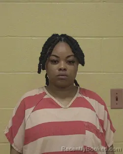 Mugshot of Maya Angel James Hall booked in Bossier County, Louisiana on October 12, 2026