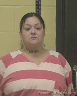 Mugshot of Marissa Moreno booked in Bossier County, Louisiana on October 14, 2026