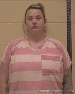 Mugshot of Tonya Jean Rhodes booked in Bossier County, Louisiana on August 10, 2026