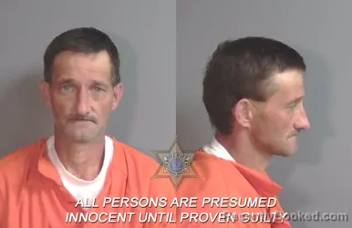 Mugshot of Charles Lee Hancock booked in Caddo County, Louisiana on March 7, 2026