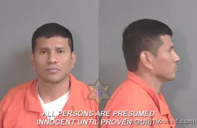 Mugshot of Cesar Augustin Lima Lopez booked in Caddo County, Louisiana on March 7, 2026