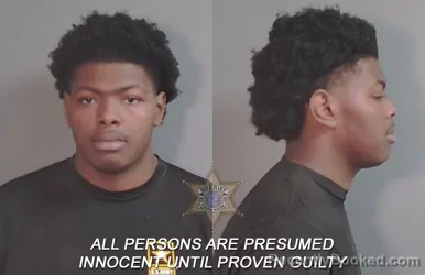 Mugshot of Galib Haizel Johnson booked in Caddo County, Louisiana on March 12, 2026