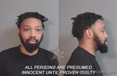 Mugshot of Damien Deron Williams booked in Caddo County, Louisiana on March 12, 2026