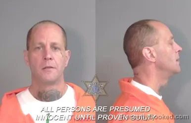 Mugshot of Christian Lee Tellier booked in Caddo County, Louisiana on March 12, 2026