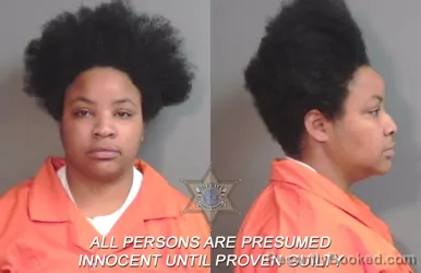 Mugshot of Shacola Louise Cooks booked in Caddo County, Louisiana on March 14, 2026