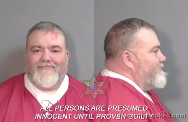 Mugshot of Benjamin Edward Cothran booked in Caddo County, Louisiana on March 14, 2026