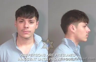 Mugshot of Tyler Nicolals Rowell Ramirez booked in Caddo County, Louisiana on March 14, 2026