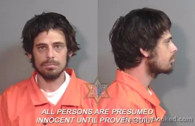 Mugshot of Joseph Kirk Chambers booked in Caddo County, Louisiana on March 17, 2026