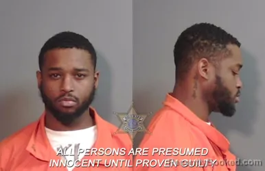 Mugshot of Jermaine Charles Brown booked in Caddo County, Louisiana on March 17, 2026