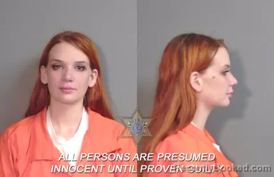 Mugshot of Alyssa Brianne Mertens booked in Caddo County, Louisiana on March 18, 2026