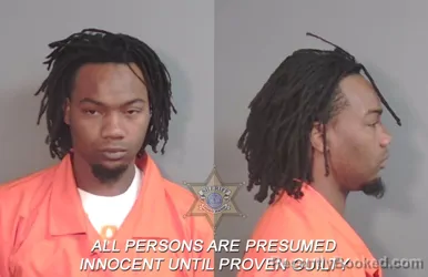 Mugshot of Roderick D Washington booked in Caddo County, Louisiana on March 20, 2026