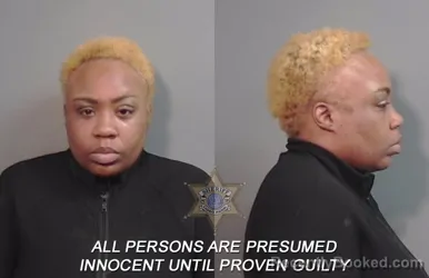 Mugshot of Nakeita Naoimi Gaston booked in Caddo County, Louisiana on March 20, 2026