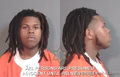 Mugshot of Darius Rashad Johnson booked in Caddo County, Louisiana on March 20, 2026