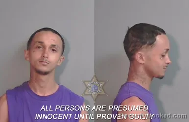 Mugshot of David Christopher Tyler booked in Caddo County, Louisiana on March 20, 2026