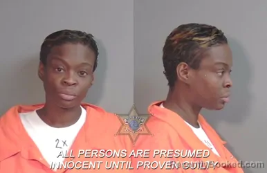 Mugshot of Lachandra Shena Carroll booked in Caddo County, Louisiana on March 21, 2026