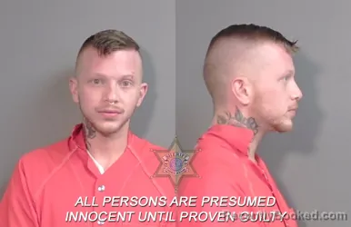 Mugshot of Daniel Chase Davis booked in Caddo County, Louisiana on March 21, 2026