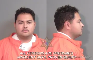 Mugshot of Ty Ernesto Castro booked in Caddo County, Louisiana on March 21, 2026