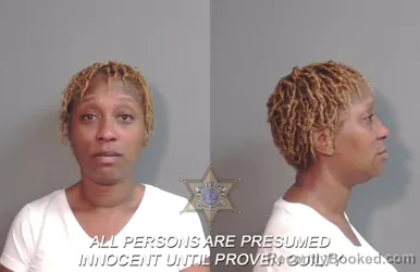 Mugshot of Latosha Nicole Williams booked in Caddo County, Louisiana on March 21, 2026