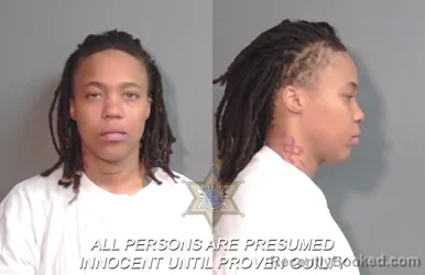 Mugshot of Lakeya Lajon Lewis booked in Caddo County, Louisiana on March 22, 2026