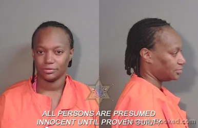 Mugshot of Shalmekia Denise White booked in Caddo County, Louisiana on March 22, 2026