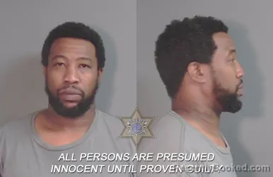 Mugshot of Andre Delaney Jackson booked in Caddo County, Louisiana on March 22, 2026