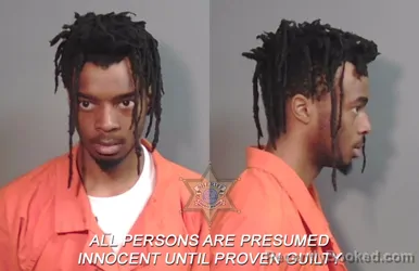 Mugshot of Isaiah Rodriques Perrow booked in Caddo County, Louisiana on March 23, 2026