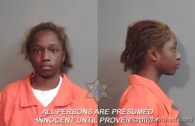 Mugshot of Samaria Paige Anderson booked in Caddo County, Louisiana on March 23, 2026