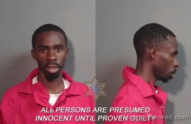 Mugshot of Stephon Shemar Plater booked in Caddo County, Louisiana on March 23, 2026