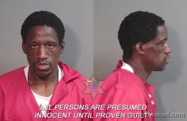 Mugshot of Richard Dewayne Thomas booked in Caddo County, Louisiana on March 24, 2026