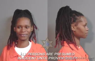 Mugshot of Shantanell Meree Page booked in Caddo County, Louisiana on March 24, 2026