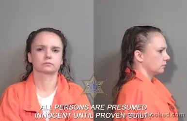 Mugshot of Dee Marie Knotts booked in Caddo County, Louisiana on March 24, 2026