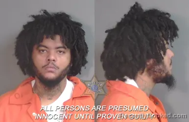 Mugshot of Isaiah Dujuan Whittington booked in Caddo County, Louisiana on March 25, 2026