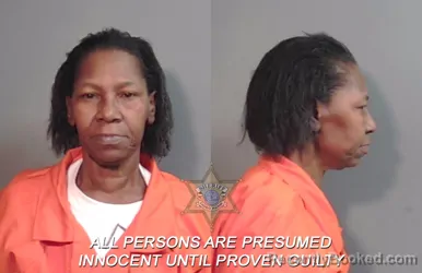 Mugshot of Armelia Roshell Williams booked in Caddo County, Louisiana on March 26, 2026