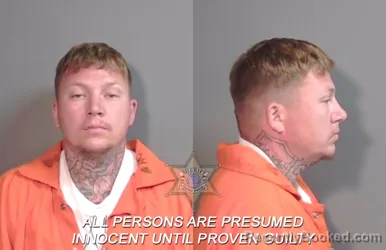 Mugshot of Matthew John Tidwell booked in Caddo County, Louisiana on March 26, 2026