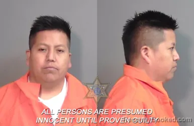 Mugshot of Simon Puente Morales booked in Caddo County, Louisiana on March 27, 2026