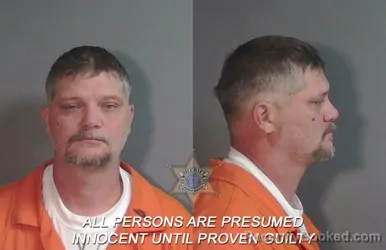 Mugshot of Steven Wray Trammell booked in Caddo County, Louisiana on March 27, 2026