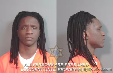 Mugshot of Derion Montray Spearman booked in Caddo County, Louisiana on March 27, 2026