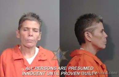 Mugshot of Denise Hazel Juneau booked in Caddo County, Louisiana on March 27, 2026