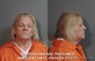 Mugshot of Debbie Renee Denmon booked in Caddo County, Louisiana on March 28, 2026