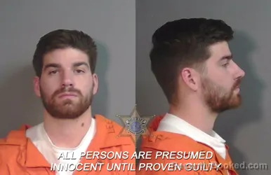 Mugshot of Paul David Goudeau booked in Caddo County, Louisiana on March 28, 2026