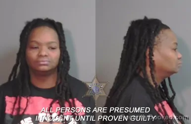 Mugshot of Shamiah Trish Ruffin booked in Caddo County, Louisiana on March 28, 2026