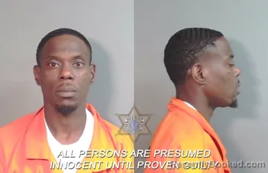 Mugshot of Chadrick Kendrell Lewis booked in Caddo County, Louisiana on March 29, 2026