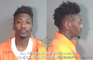 Mugshot of Marcus Antonio Johnson booked in Caddo County, Louisiana on March 29, 2026