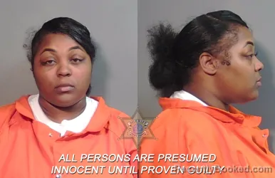 Mugshot of Jer'kierra Kierra Tyshanea Freeman booked in Caddo County, Louisiana on March 29, 2026