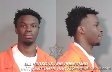 Mugshot of Jaquayvious Kentrell Chatman booked in Caddo County, Louisiana on March 29, 2026