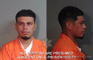 Mugshot of Estrada Cristian Josue Reyes booked in Caddo County, Louisiana on March 29, 2026