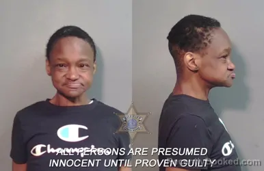 Mugshot of Angela Nicole Gentry booked in Caddo County, Louisiana on March 30, 2026